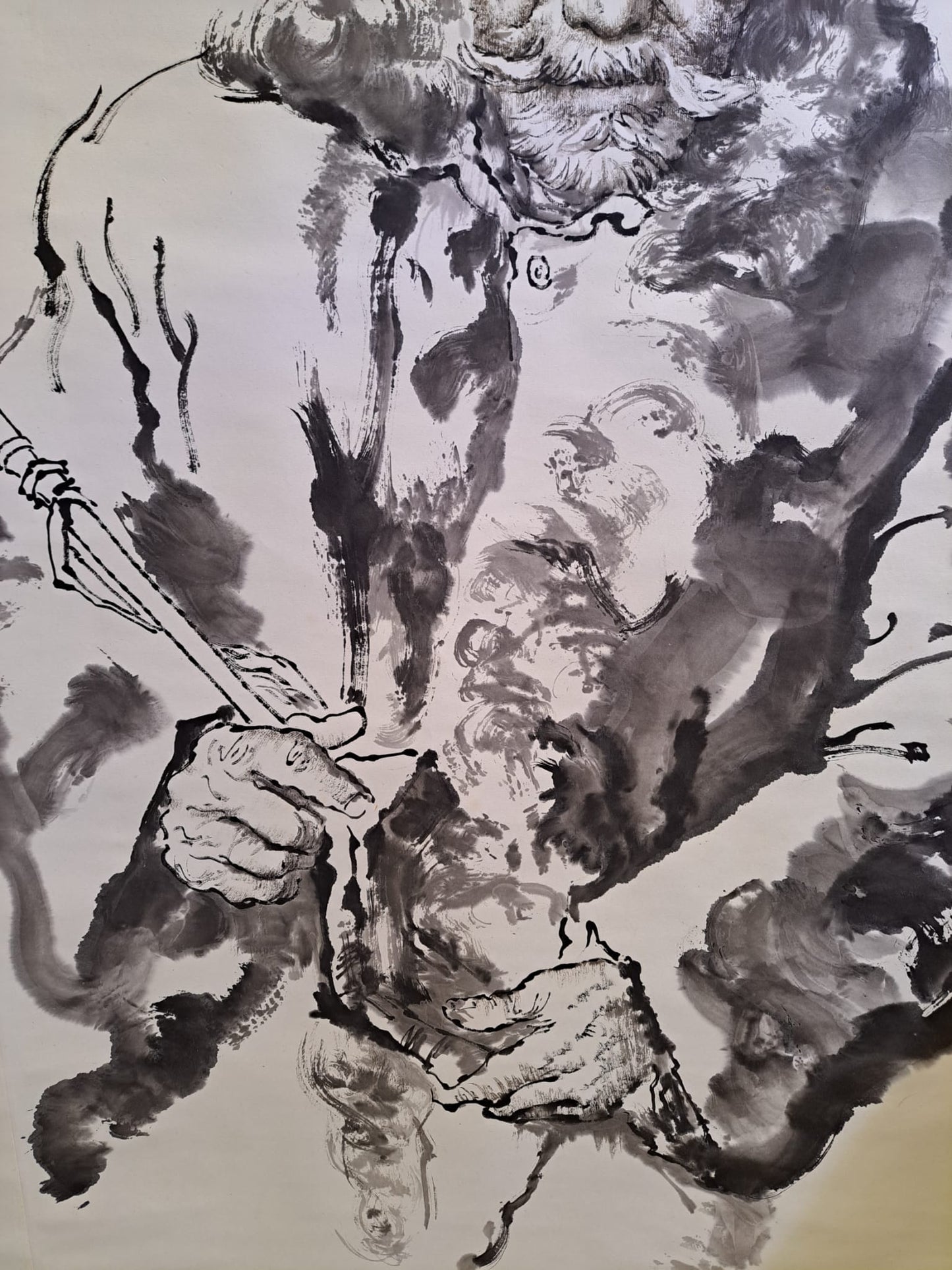 Ink painting (水默)卷軸    劉文迺